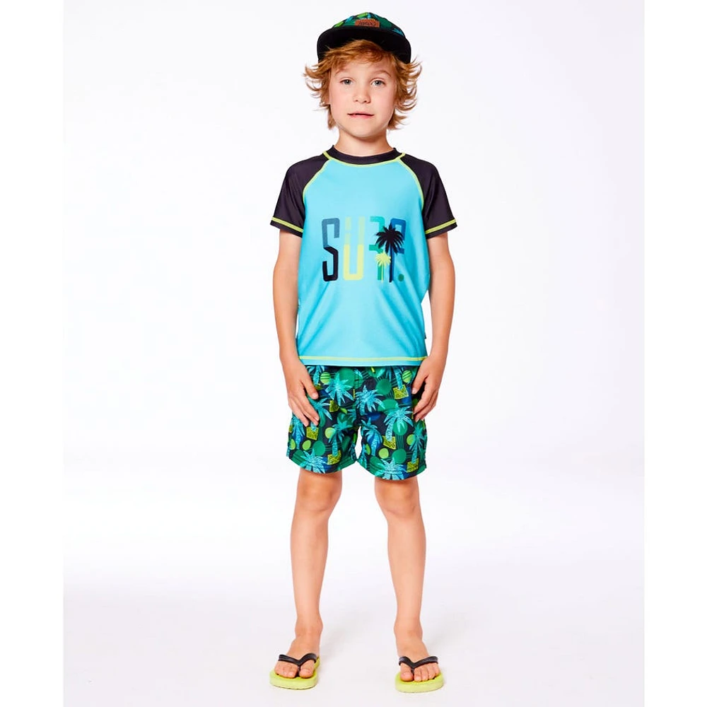 T-Shirt Maillot UV Tropical 2-6ans