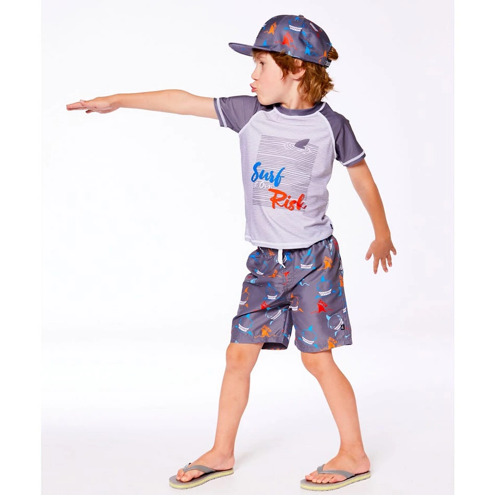 T-Shirt Maillot UV Requins 2-6ans