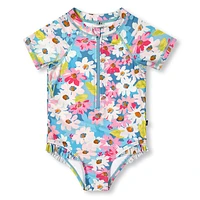 Garden One  Piece Swimsuit 2-6y