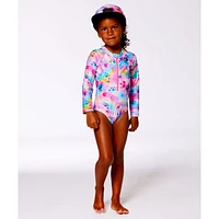 Rainbow One  Piece Swimsuit 2-6y