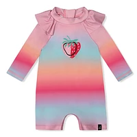 Strawberry One  Piece Swimsuit 3-24m