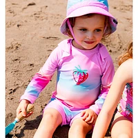 Strawberry One  Piece Swimsuit 3-24m