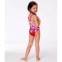 Strawberry One  Piece Swimsuit 2-6y