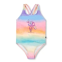 Butterflies One  Piece Swimsuit 2-6y