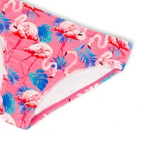 Flamingo Two Piecess Swimsuit 2-6y