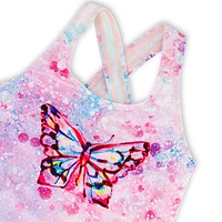 Butterflies One  Piece Swimsuit 2-6y