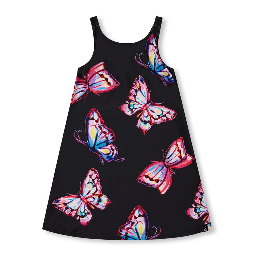 Butterflies Beach Dress 2-6y