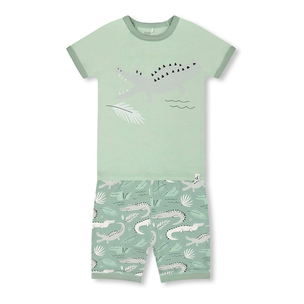 Crocodiles Pajama Set 2-6y