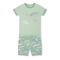 Crocodiles Pajama Set 2-6y