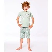 Crocodiles Pajama Set 2-6y