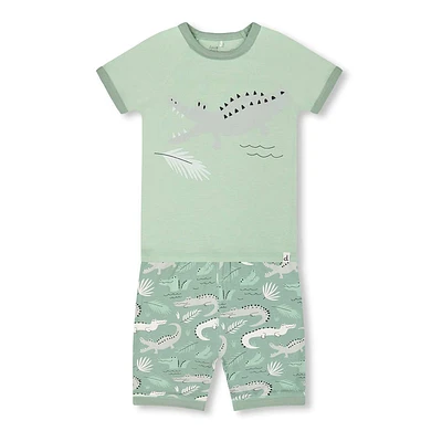 Crocodiles Pajama Set 7-10y