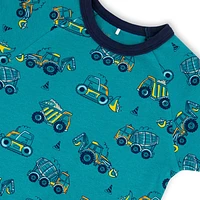 Construction Pajama Set 2-6y