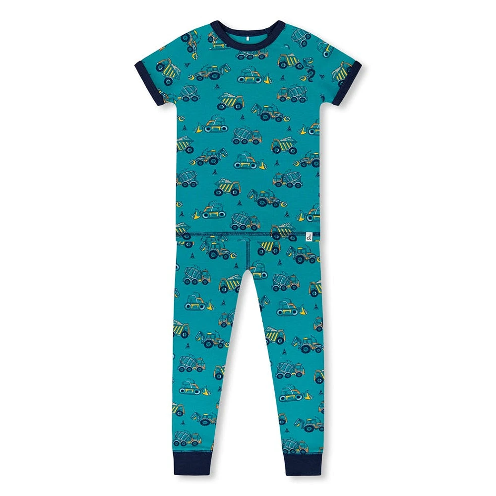 Construction Pajama Set 7-10y