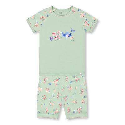 Flowers Pajama Set 2-6y