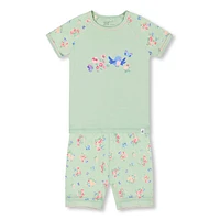 Flowers Pajama Set 7-10y