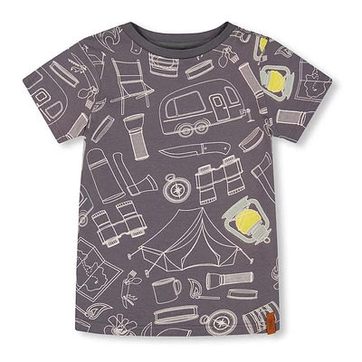 T-shirt Imprimé Camping BOYS 3-6ans