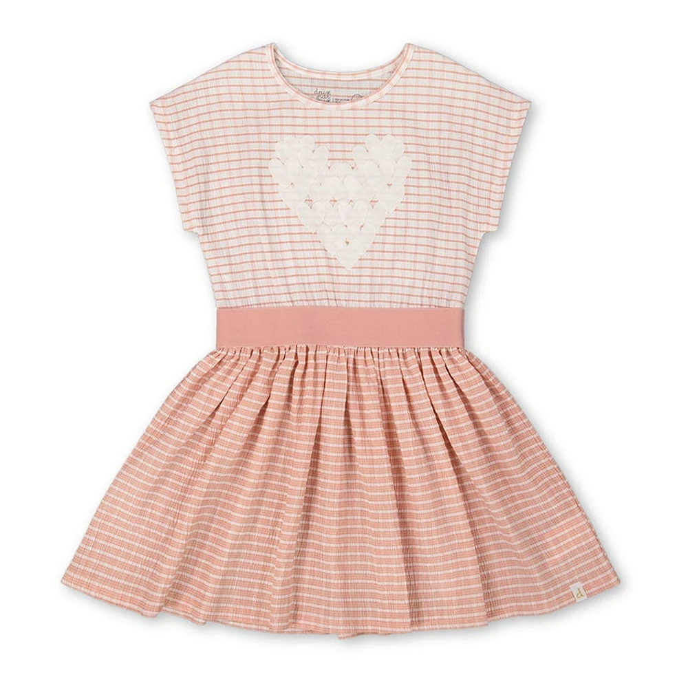 Basic Heart Dress 3-6y