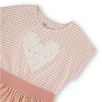 Basic Heart Dress 3-6y