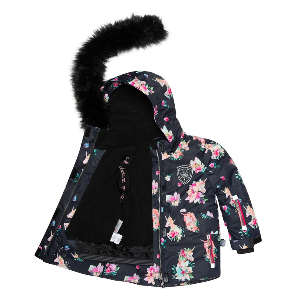 Unicorn & Diamond Snowsuit 2-6y