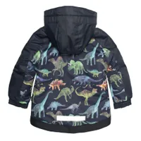 Dinos printed Snowsuit 2-6y