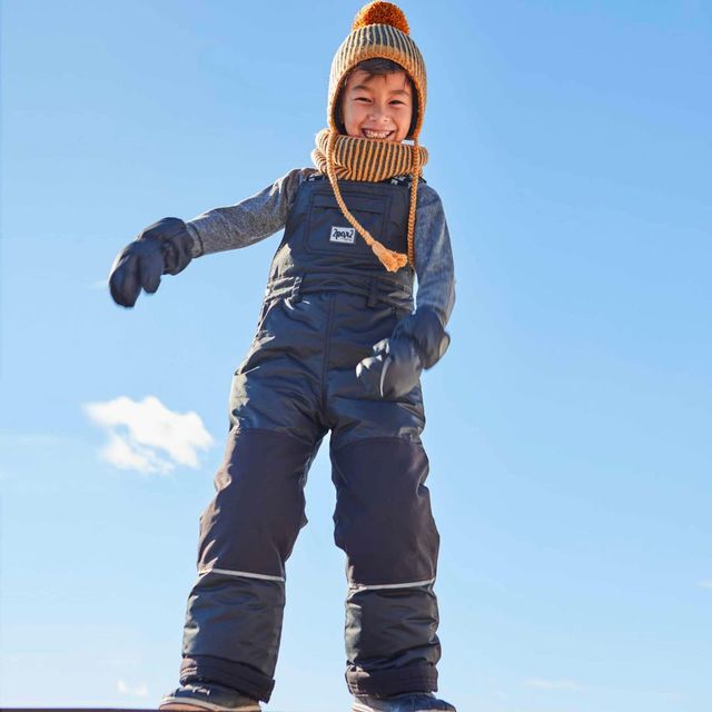 Solid Snow Bib Pants 7-14y