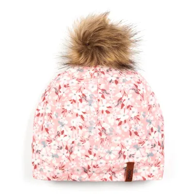 Mini Flower Pompom Beanie 3-14y