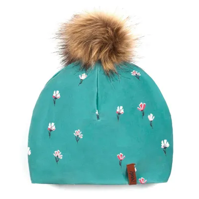 Flowers Pompom Beanie 3-14y