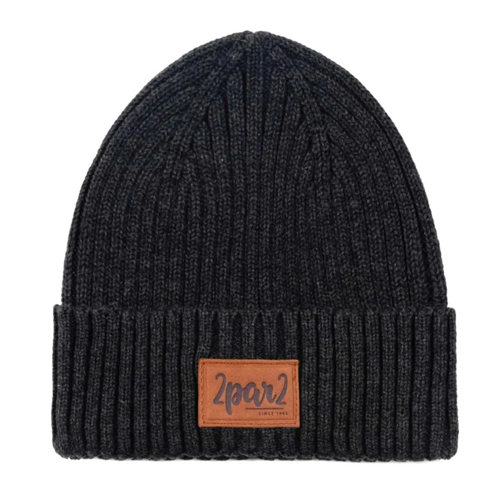 Knit Hat Black 3-14y