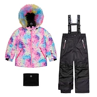 Habit de Neige 2 Pièces Arc-En-Ciel 2-6ans