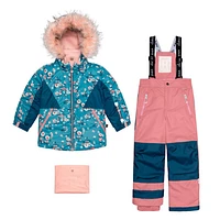 Flower Bouquets Snowsuits 2-6y