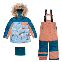 Brown Bears Snowsuits 2-6y