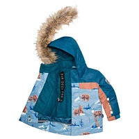 Brown Bears Snowsuits 2-6y