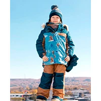 Brown Bears Snowsuits 2-6y