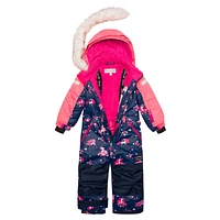 Unicorn One Piece Snowsuit 2-6y