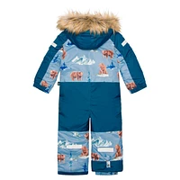 Brown Bears One Piece Snowsuit 2-6y