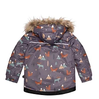 Fox Printed Snowsuits 2-6y