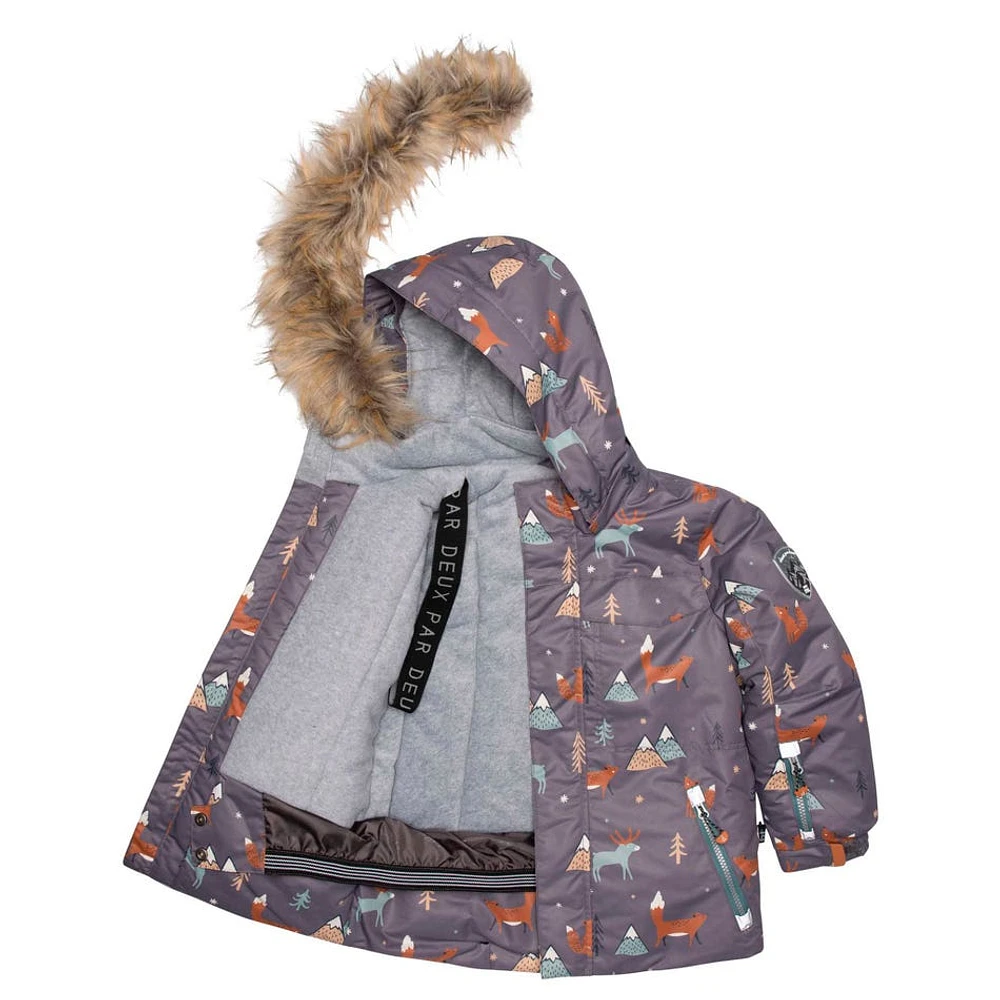 Fox Printed Snowsuits 2-6y