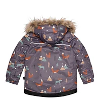 Fox Printed Snowsuits 7-12y