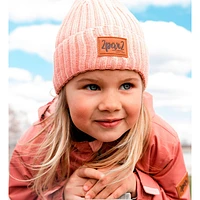 Pink Knit Hat 2-14y