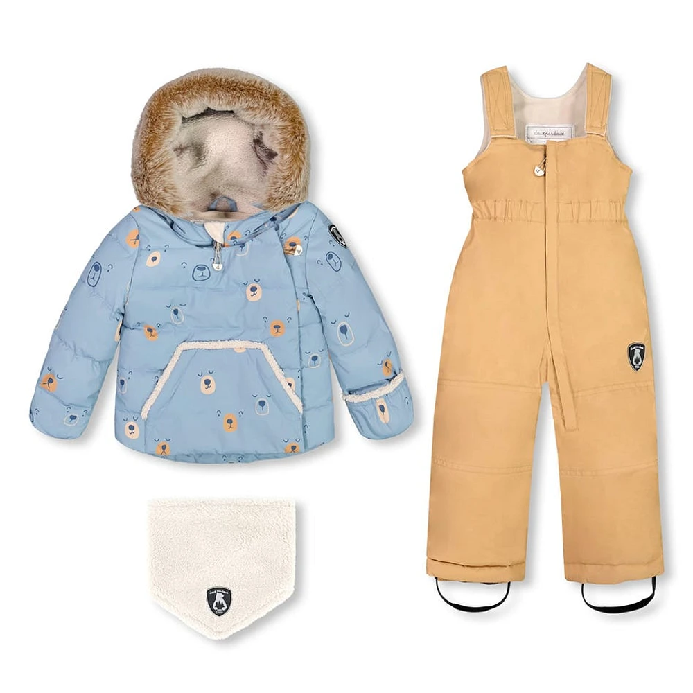 Bear Two Pieces Snowsuit 18m-30m