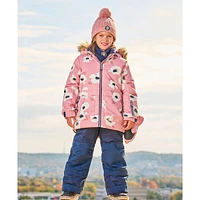 White Flowers Snowsuit 7-10y