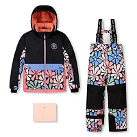 Flowers Two Pieces Snowsuit 7-12y