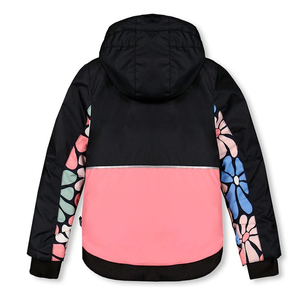 Habit de Neige Deux Pièces Fleurs 7-12ans