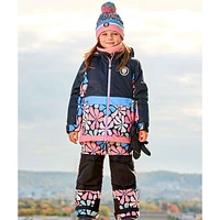 Habit de Neige Deux Pièces Fleurs 7-12ans