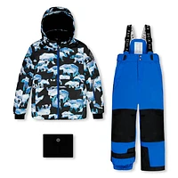 Bears Two Pieces Snowsuit 7-12y