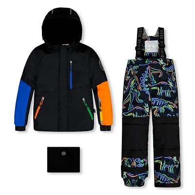 Dinos Two Pieces Snowsuit 2-6y