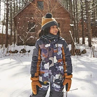 Camo One Piece Snowsuit 2-6y