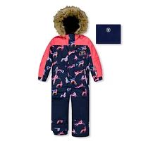 Unicorns One Piece Snowsuit 2-6y