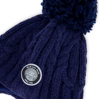 Navy Peruvian Knit Hat 2-12y