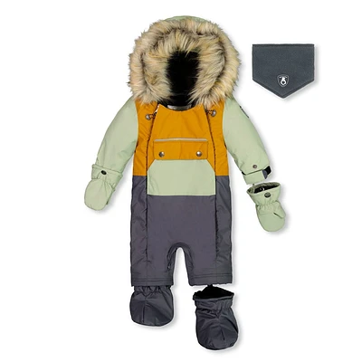 Colorblock Snowsuit Sizes 6-30m